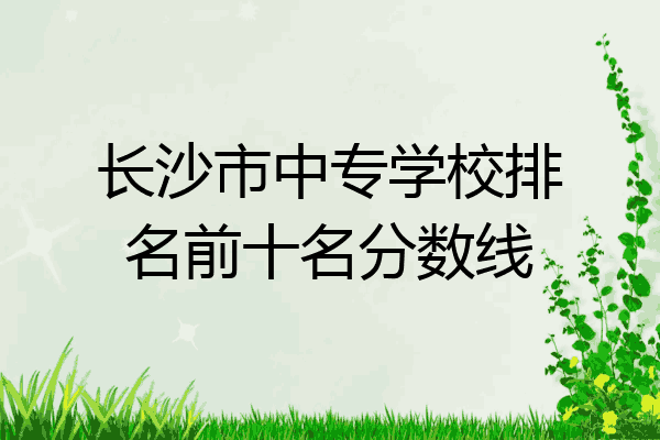 长沙市中专学校排名前十名分数线