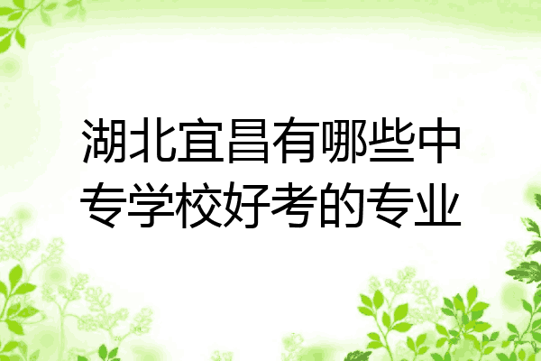 湖北宜昌有哪些中专学校好考的专业