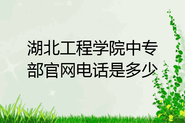 湖北工程学院中专部官网电话是多少