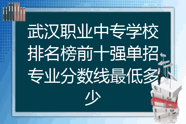 武汉职业中专学校排名榜前十强单招专业分数线最低多少