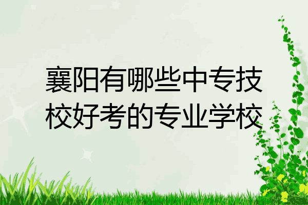 襄阳有哪些中专技校好考的专业学校