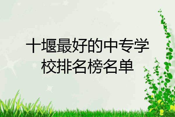 十堰最好的中专学校排名榜名单