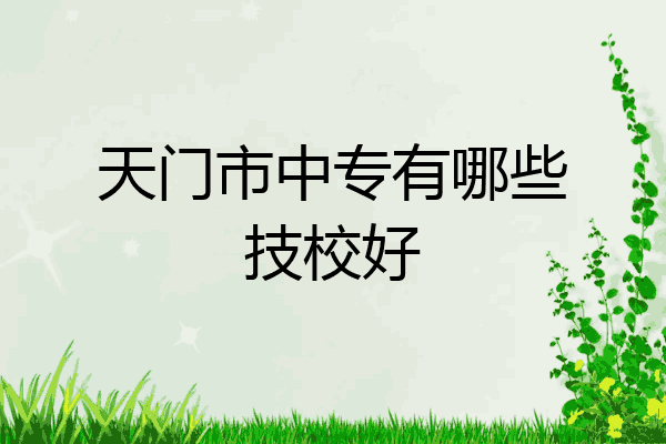 天门市中专有哪些技校好