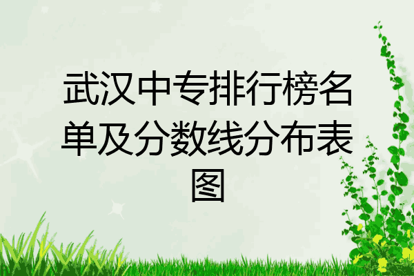 武汉中专排行榜名单及分数线分布表图
