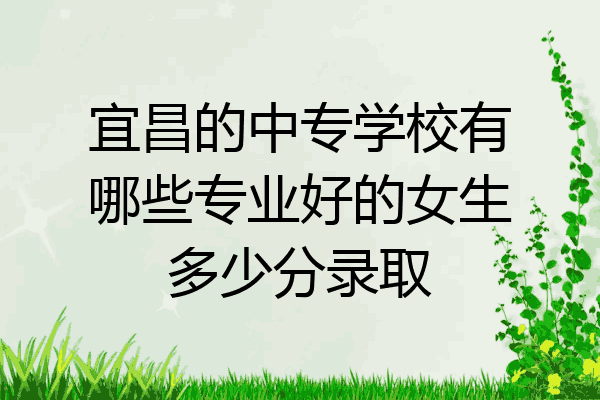 宜昌的中专学校有哪些专业好的女生多少分录取