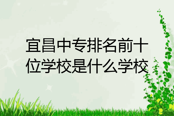 宜昌中专排名前十位学校是什么学校
