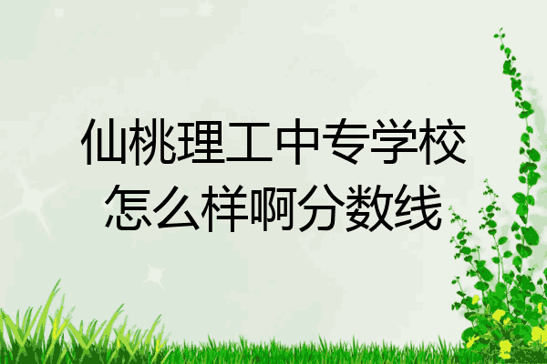 仙桃理工中专学校怎么样啊分数线