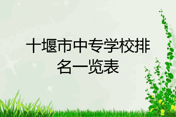 十堰市中专学校排名一览表