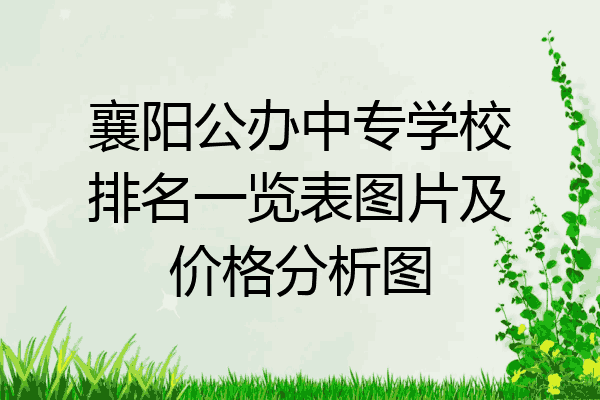 襄阳公办中专学校排名一览表图片及价格分析图
