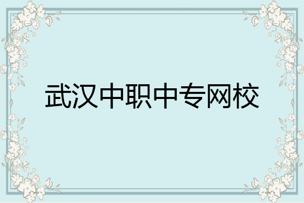 武汉中职中专网校