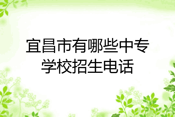 宜昌市有哪些中专学校招生电话