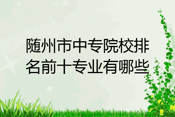 随州市中专院校排名前十专业有哪些