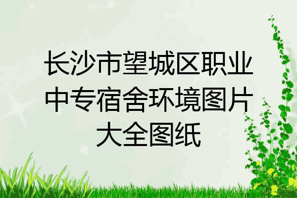 长沙市望城区职业中专宿舍环境图片大全图纸
