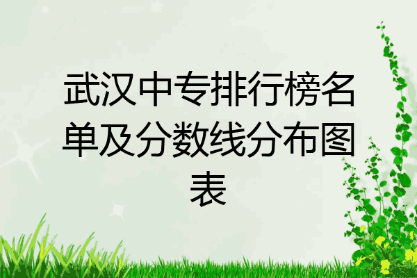 武汉中专排行榜名单及分数线分布图表