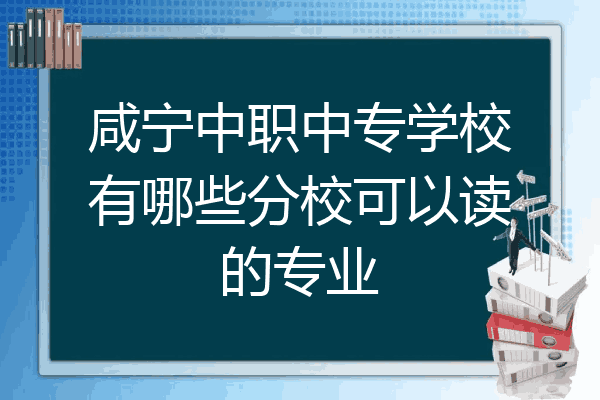 咸宁中职中专学校有哪些分校可以读的专业