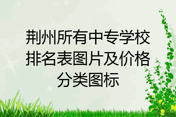 荆州所有中专学校排名表图片及价格分类图标