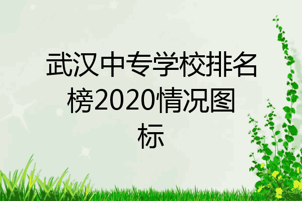 武汉中专学校排名榜2020情况图标