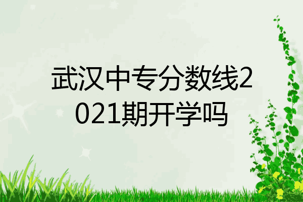 武汉中专分数线2021期开学吗
