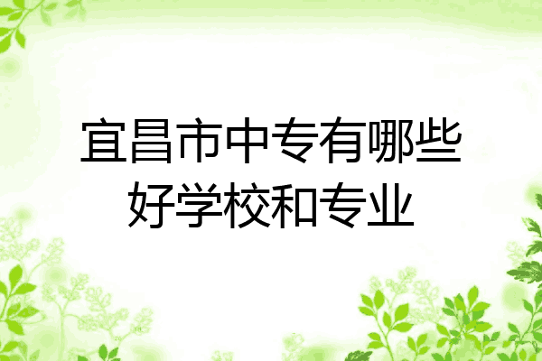 宜昌市中专有哪些好学校和专业