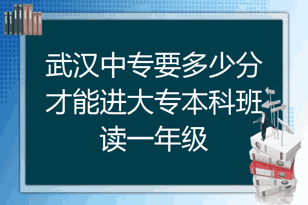 武汉中专要多少分才能进大专本科班读一年级