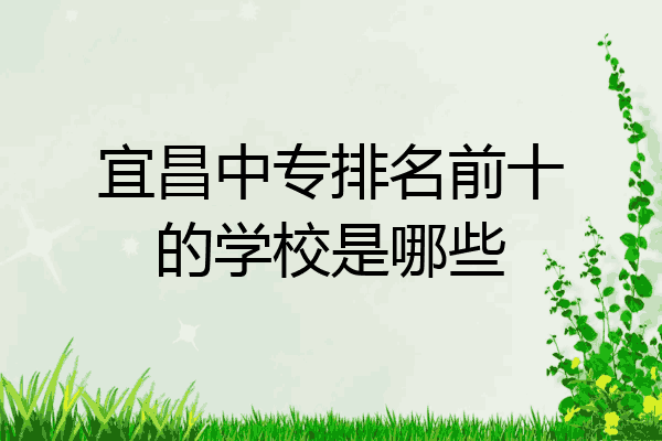 宜昌中专排名前十的学校是哪些