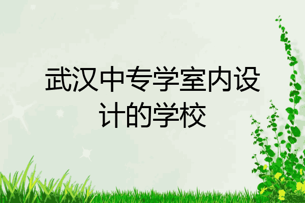 武汉中专学室内设计的学校