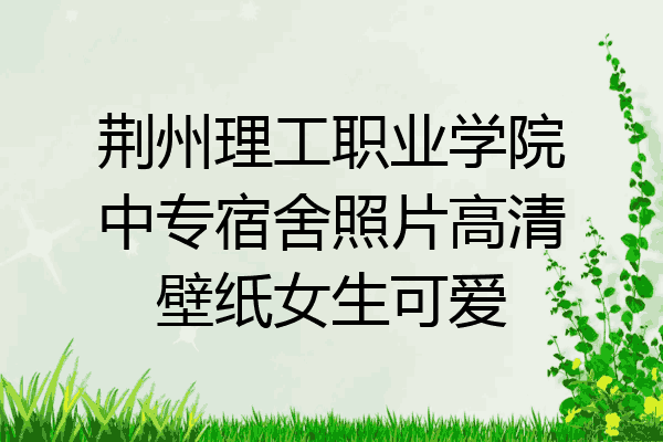 荆州理工职业学院中专宿舍照片高清壁纸女生可爱