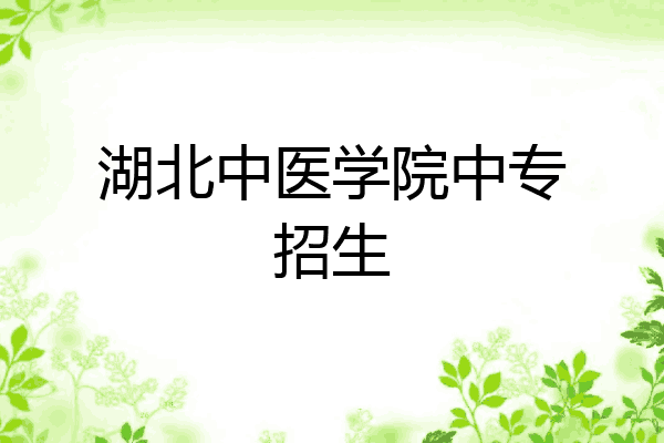 湖北中医学院中专招生