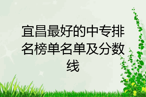 宜昌最好的中专排名榜单名单及分数线