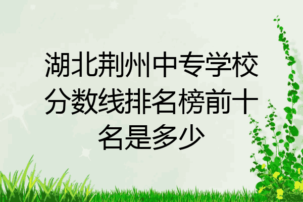 湖北荆州中专学校分数线排名榜前十名是多少