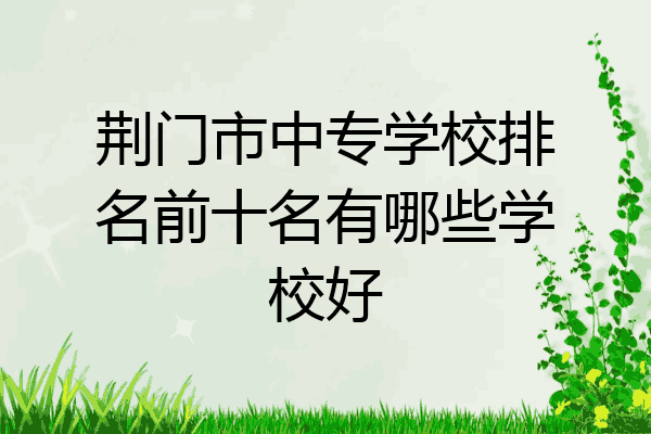 荆门市中专学校排名前十名有哪些学校好