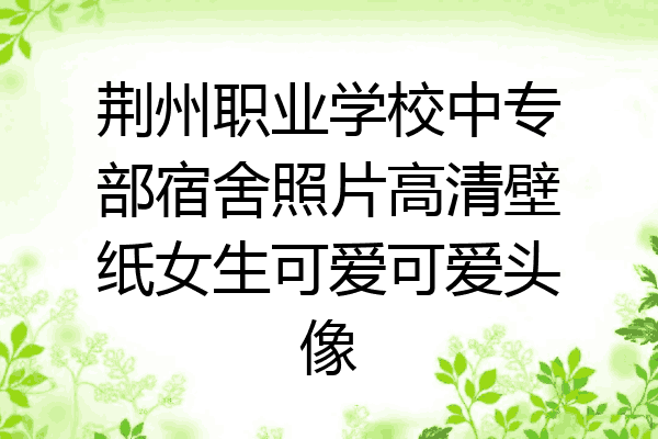 荆州职业学校中专部宿舍照片高清壁纸女生可爱可爱头像