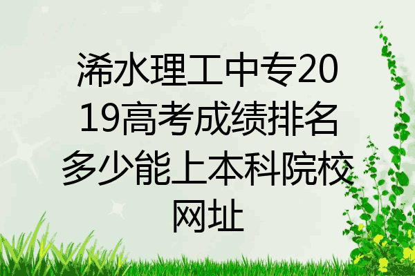 浠水理工中专2019高考成绩排名多少能上本科院校网址