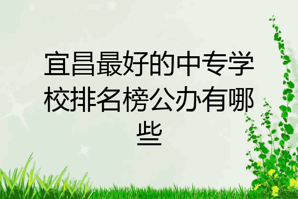 宜昌最好的中专学校排名榜公办有哪些