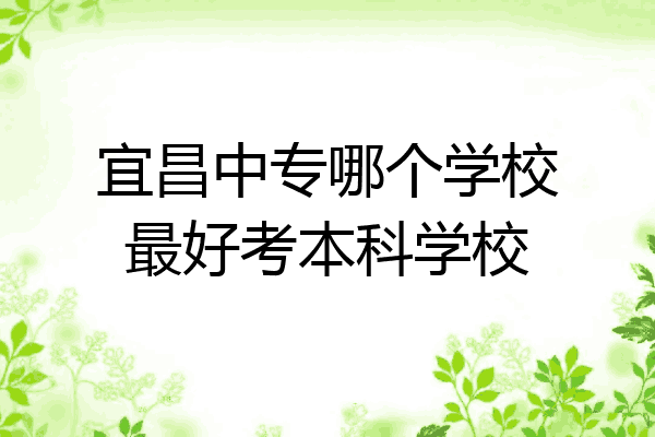 宜昌中专哪个学校最好考本科学校