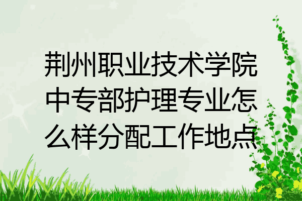 荆州职业技术学院中专部护理专业怎么样分配工作地点