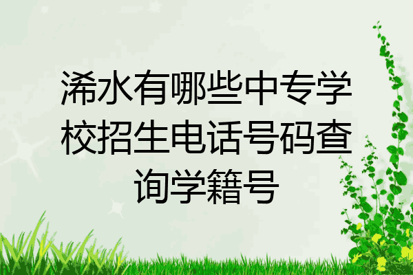 浠水有哪些中专学校招生电话号码查询学籍号