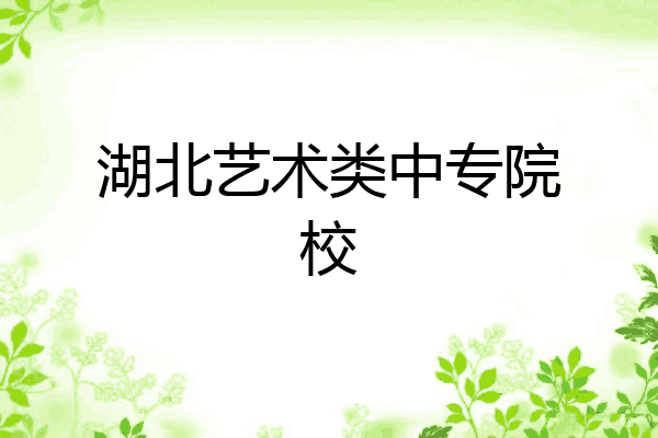 湖北艺术类中专院校