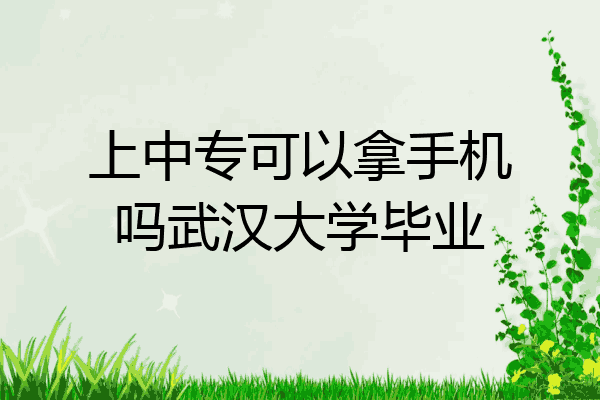 上中专可以拿手机吗武汉大学毕业