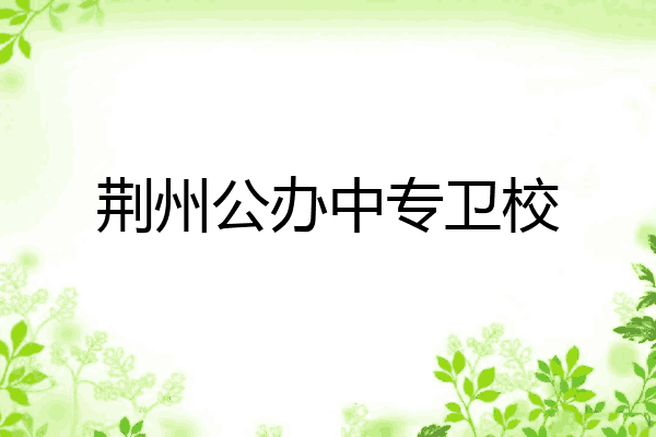 荆州公办中专卫校