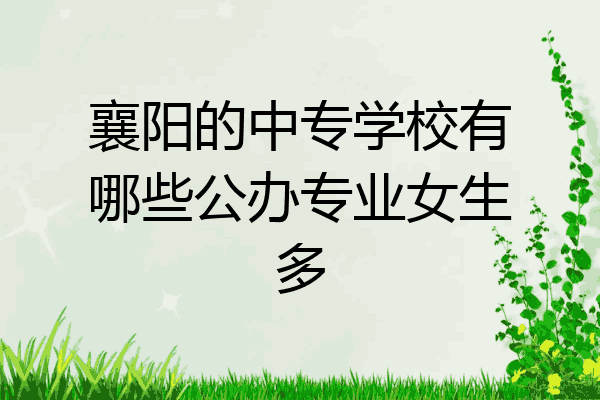 襄阳的中专学校有哪些公办专业女生多