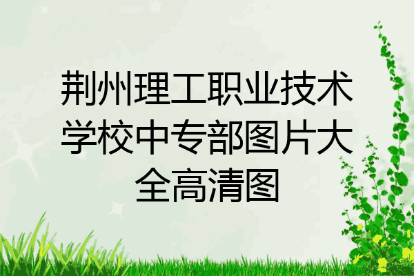 荆州理工职业技术学校中专部图片大全高清图