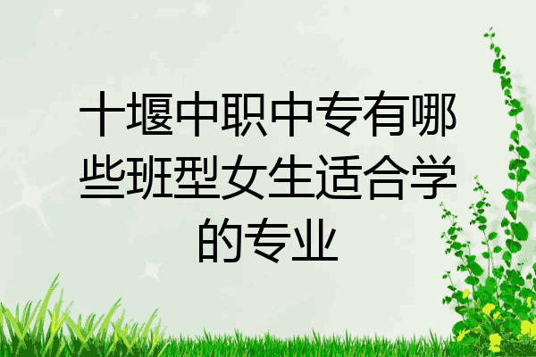 十堰中职中专有哪些班型女生适合学的专业