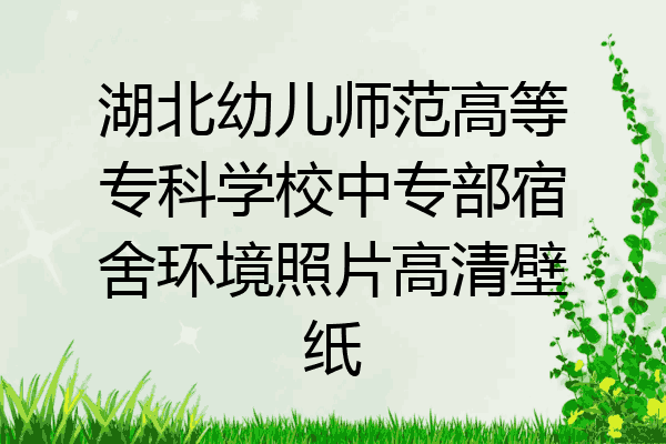 湖北幼儿师范高等专科学校中专部宿舍环境照片高清壁纸