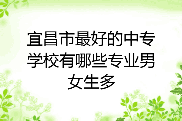 宜昌市最好的中专学校有哪些专业男女生多