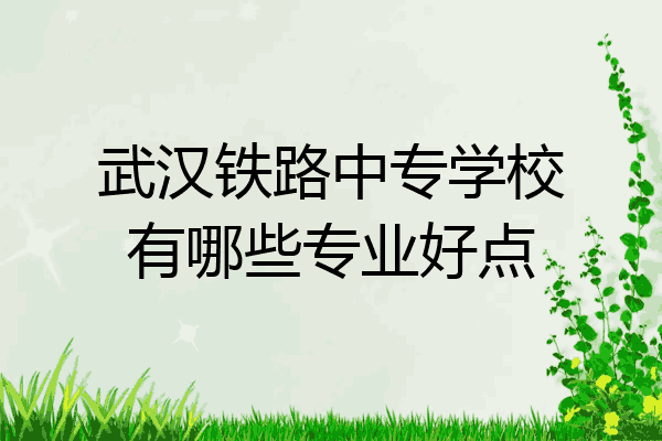 武汉铁路中专学校有哪些专业好点