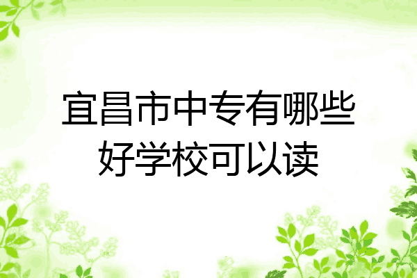 宜昌市中专有哪些好学校可以读