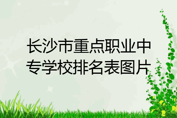 长沙市重点职业中专学校排名表图片