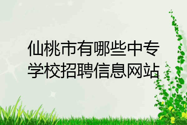 仙桃市有哪些中专学校招聘信息网站