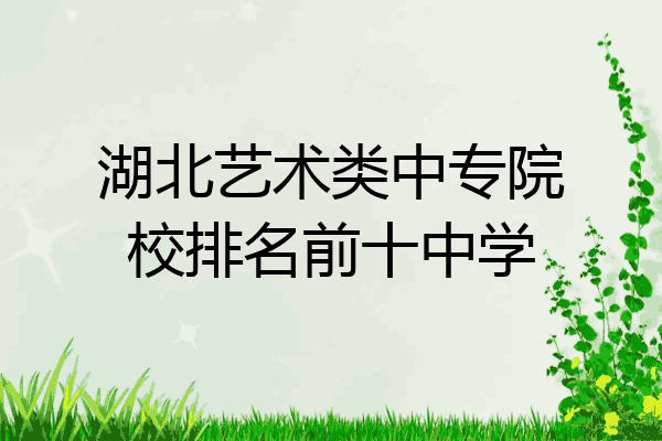 湖北艺术类中专院校排名前十中学